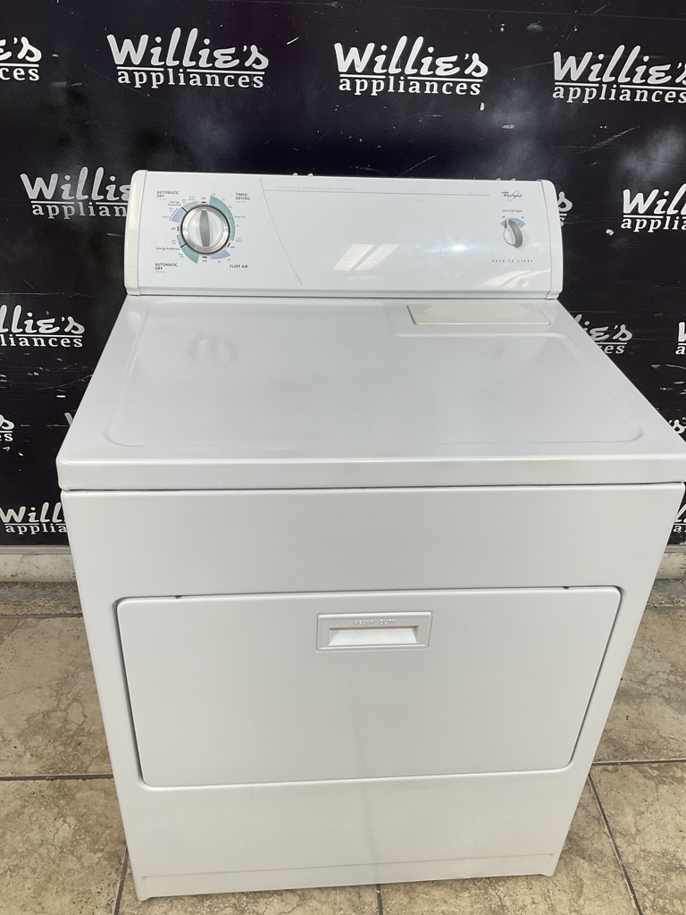 Whirlpool Electric Dryer 220volts (30 AMP) 29inches {no cord} (White) 