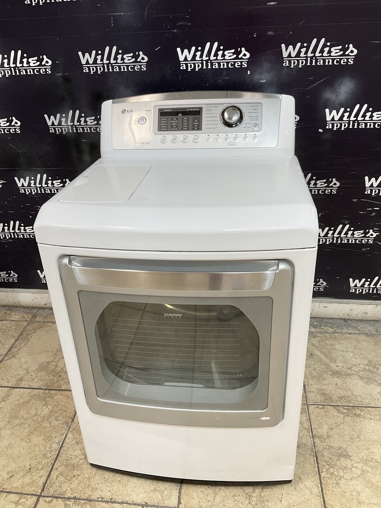 Lg Electric Dryer 220volts (30 AMP) 27inches {3 prong} (White) 