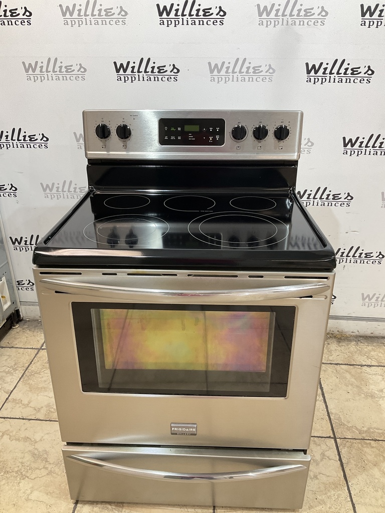 Frigidaire Electric stove 220volts (40/50 AMP) 30inches {no cord} (Stainless Steel) 