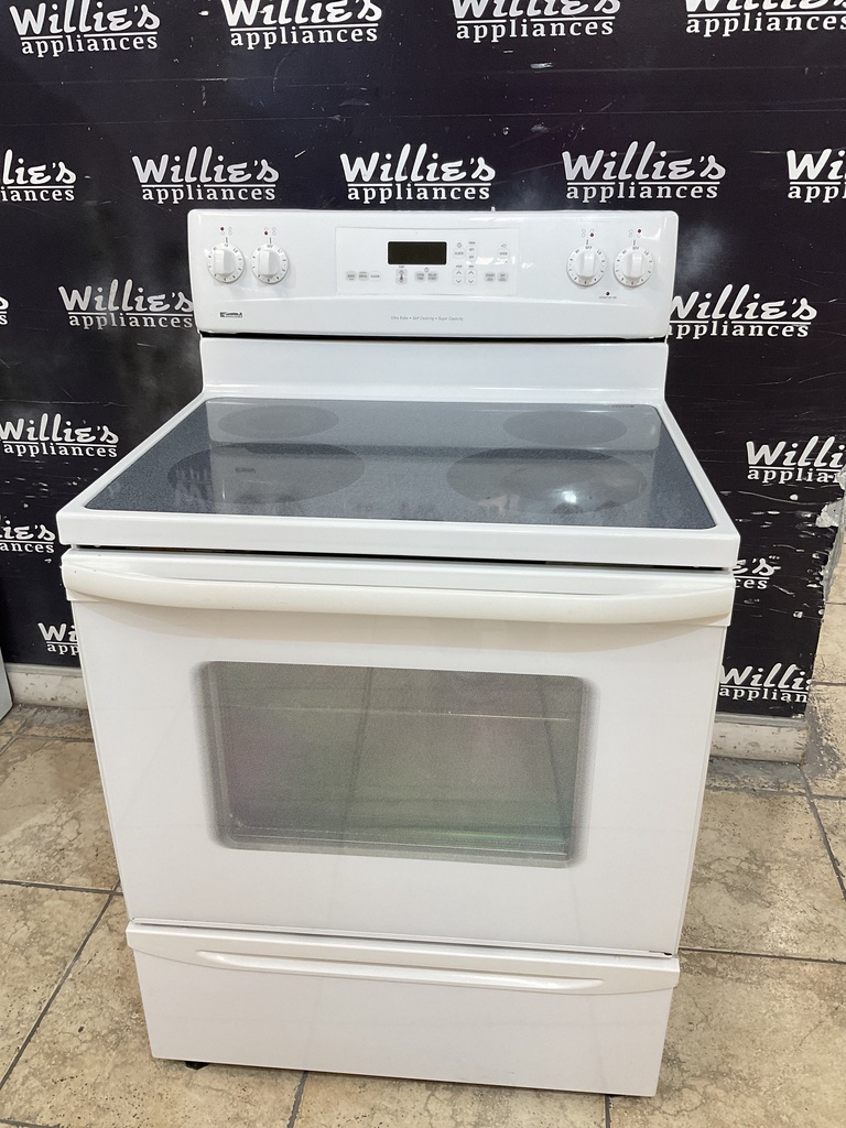 Kenmore Electric Stove 220volts (40/50 AMP) 30inches {4 prong} (White)