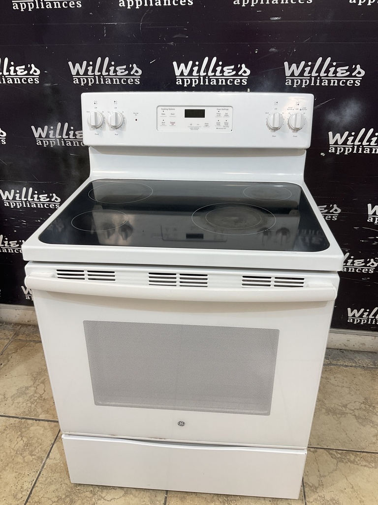 Ge Electric Stove 30inches {no cord} (White) 