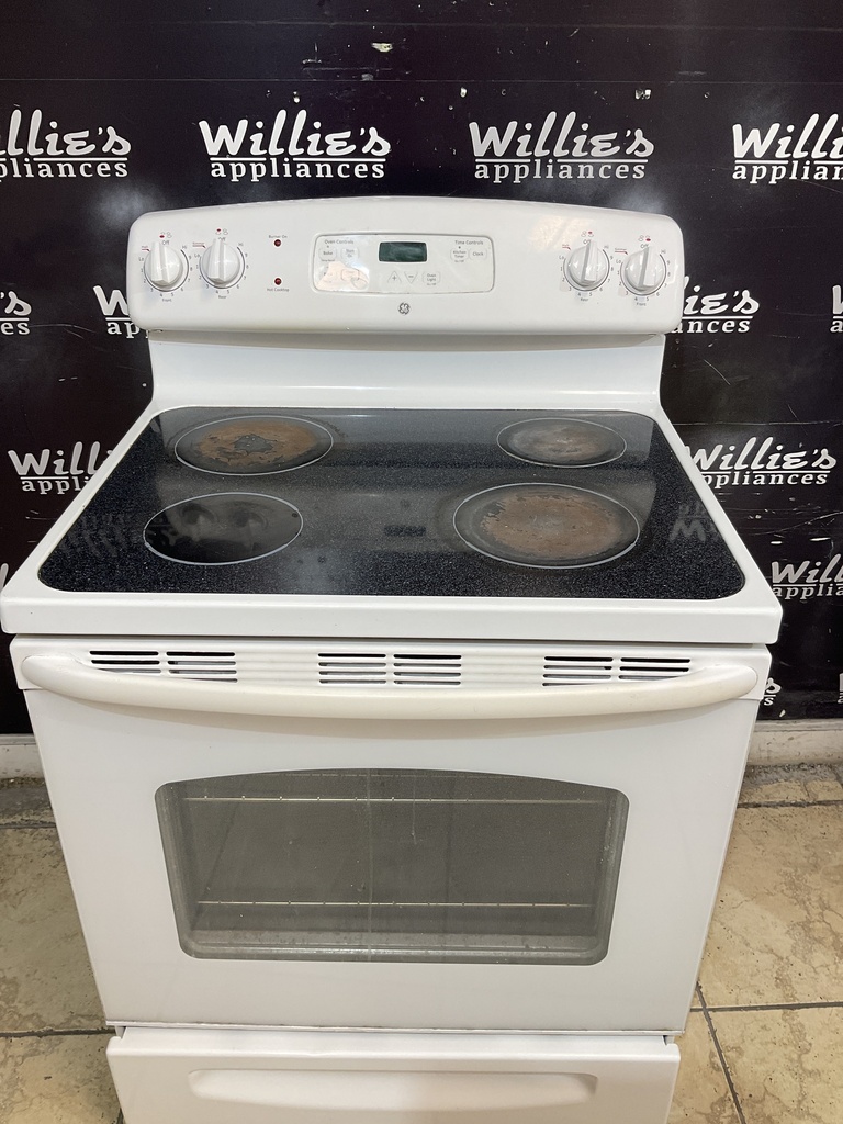 Ge Electric Stove 30inches {no cord} (White) 