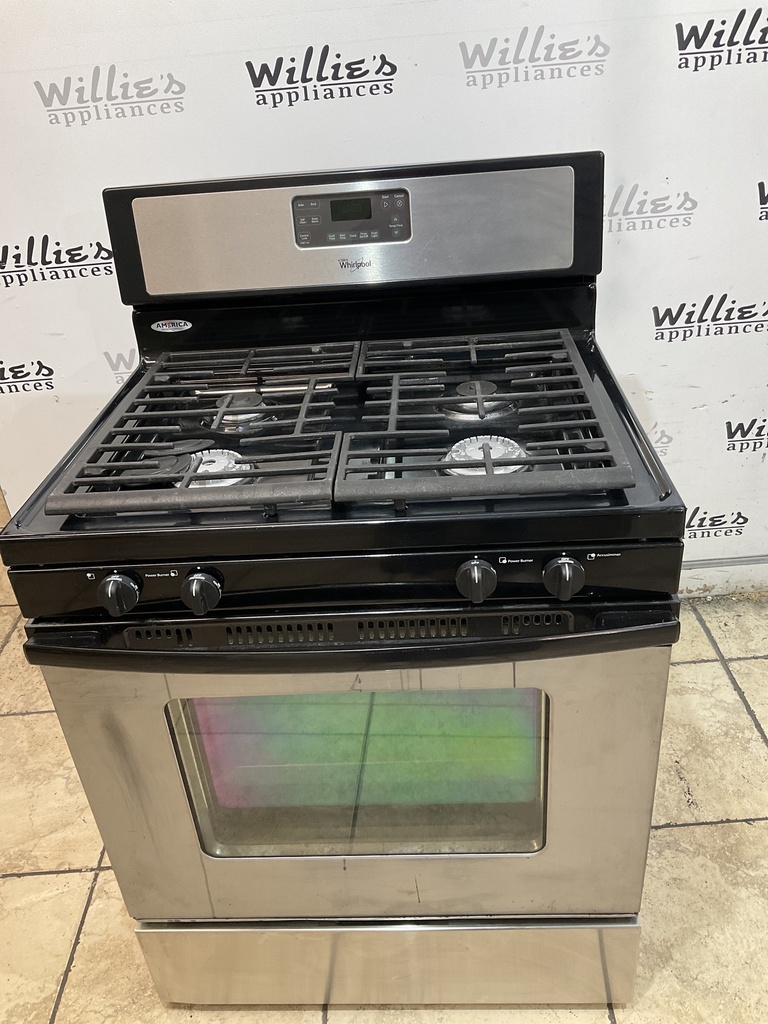 Whirlpool Natural Gas Stove 30inches (Stainless Steel)