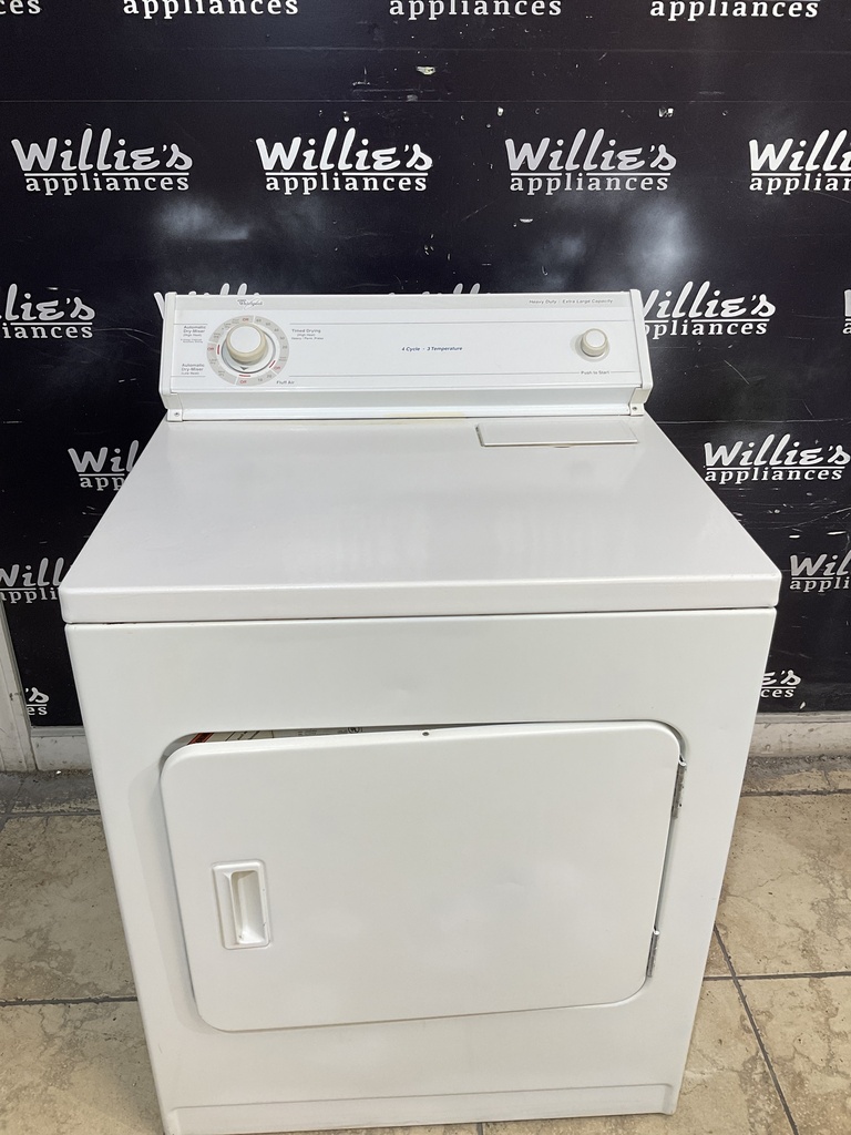 Whirlpool Electric Dryer 220volts (30 AMP) 29inches {no cord} (White) 