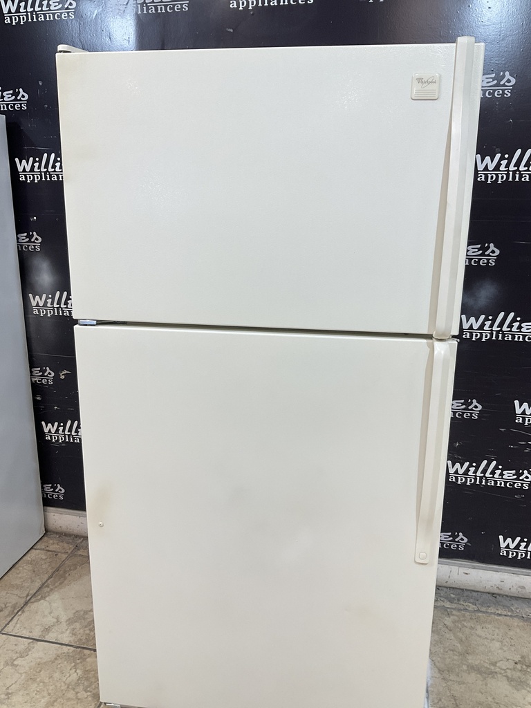 Whirlpool Refrigerator Top and Bottom 33x66 (Bisque) 