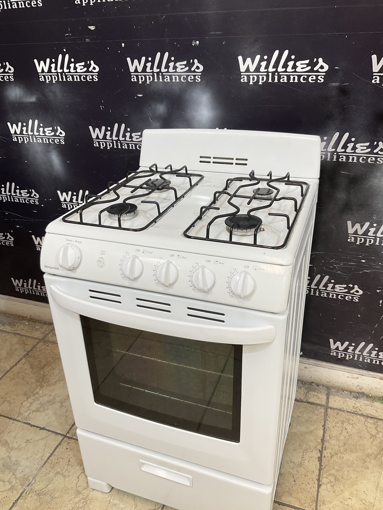 Hotpoint Natural Gas Stove 24inches (white) 