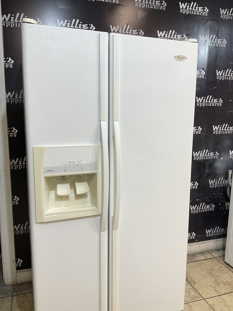 Whirlpool Refrigerator Side by side 36x69 1/2” (White)