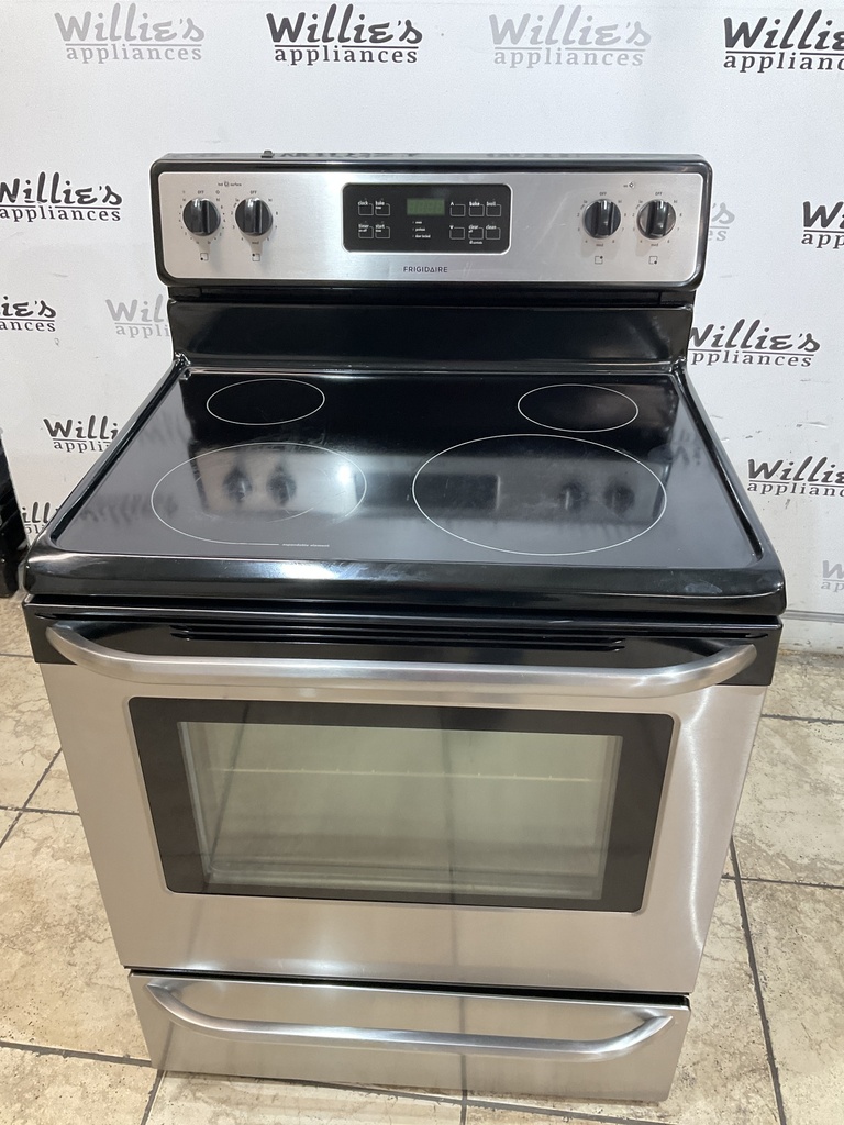 Frigidaire Electric Stove 30inches {no cord} (Stainless Steel)