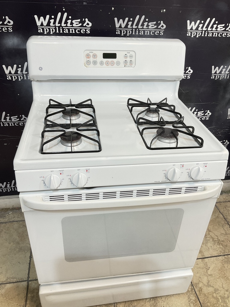 Ge Natural Gas Stove 30inches (white) 