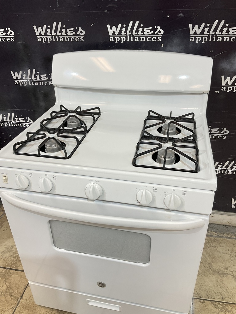 Ge Natural Gas Stove 30inches (white) 