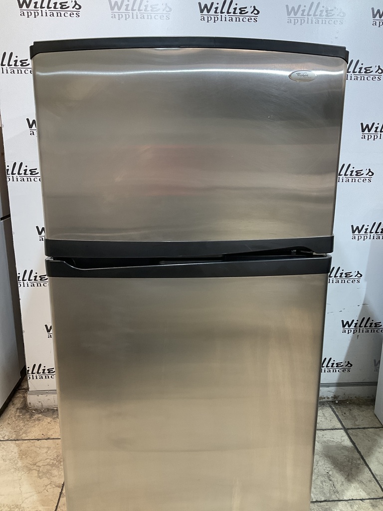 Whirlpool Refrigerator Top and Bottom 33x66 (Stainless Steel) 