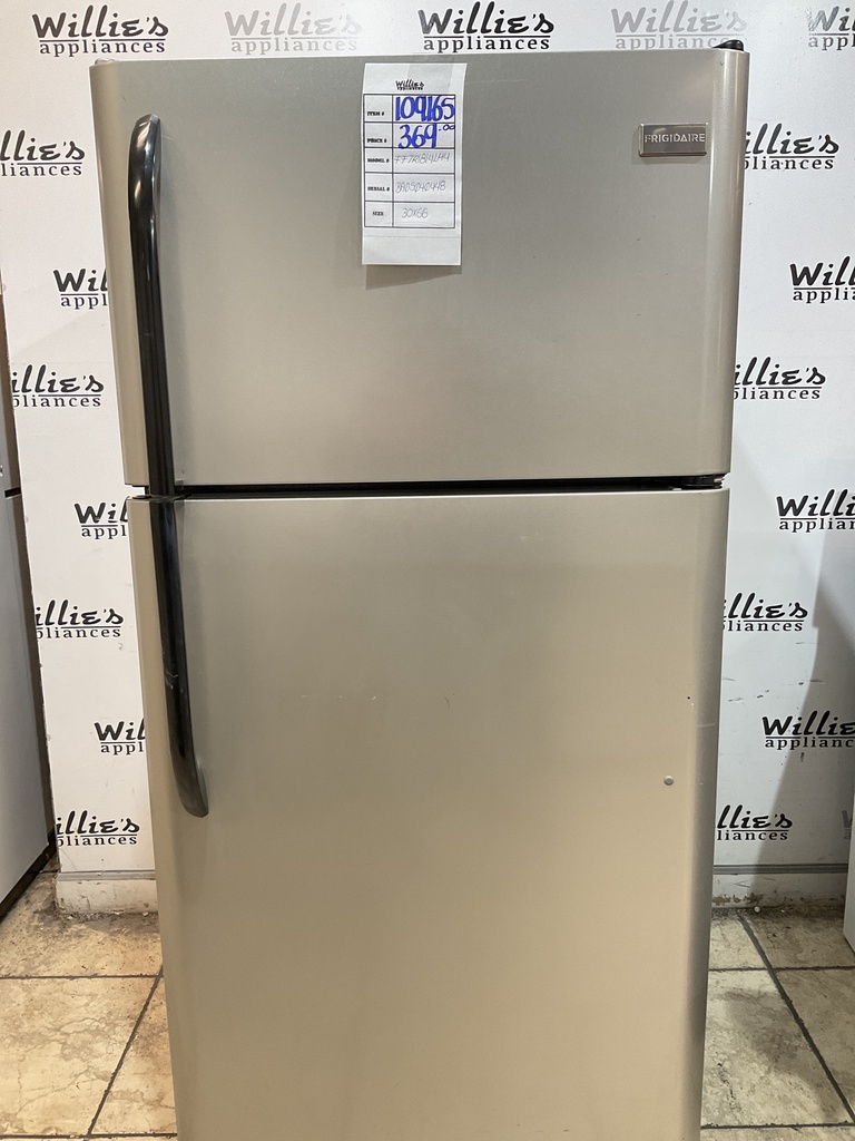 Frigidaire Refrigerator Top and Bottom 30x66 (Stainless Steel) 