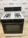 Ge Natural Gas Stove 30inches (Black/white) 