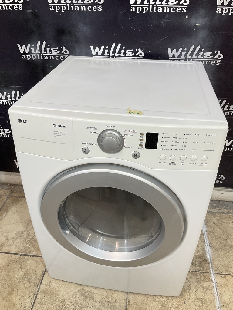 Lg Natural Gas Dryer 27inches (White) 