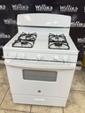 Ge Natural Gas Stove 30inches (White) 