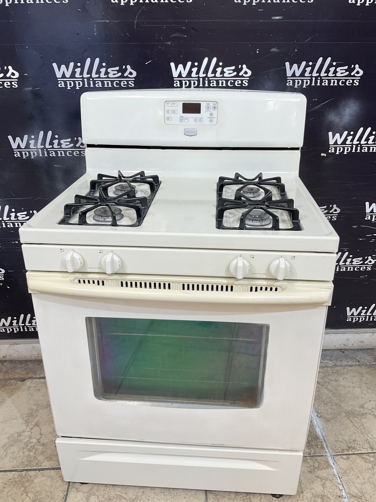 Maytag Natural Gas Stove 30inches (bisque) 