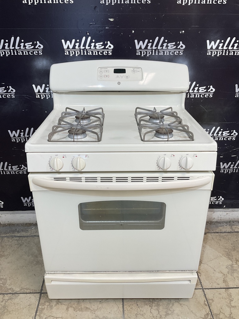 Ge Natural Gas Stove 30inches (Bisque) 