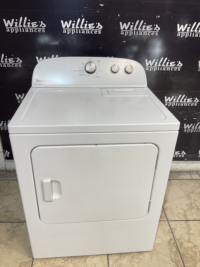 Whirlpool Electric Dryer 220volts (30 AMP) 29inches {no cord} (White) 