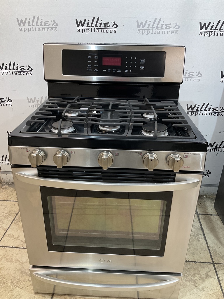 Lg Natural Gas Stove 30inches (Stainless Steel) 