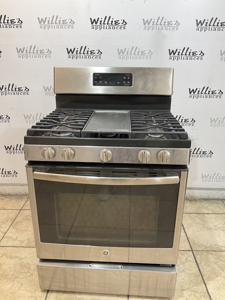 Ge Natural Gas Stove 30inches (Stainless Steel) 