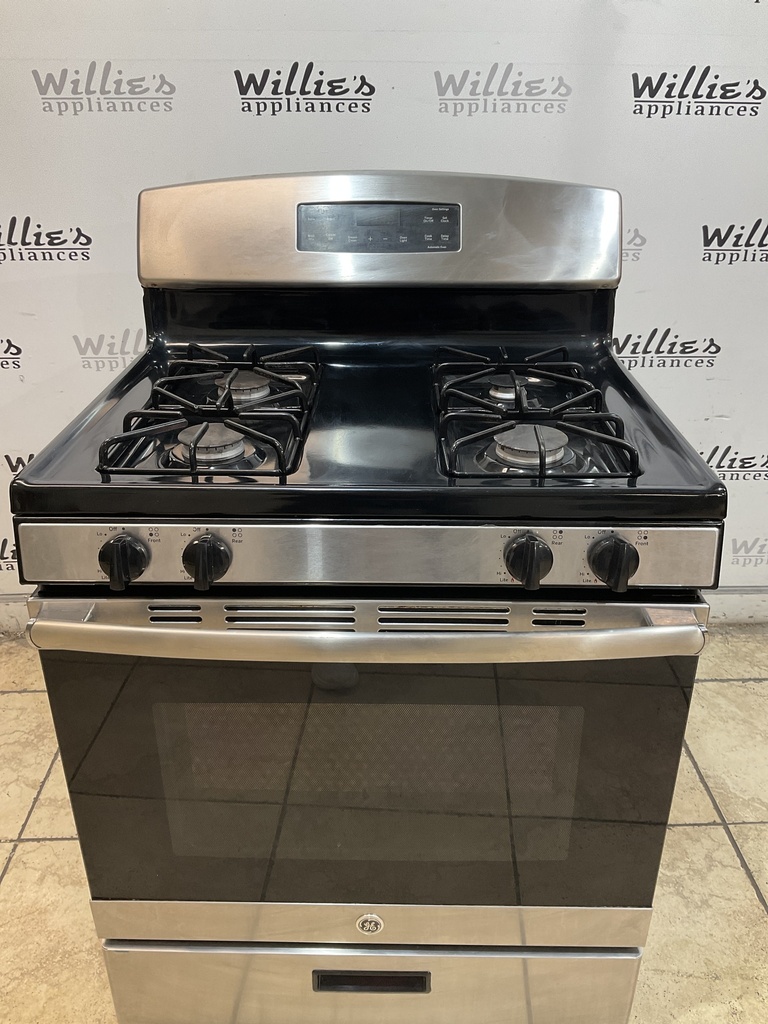 Ge Natural Gas Stove 30inches (stainless Steel) 