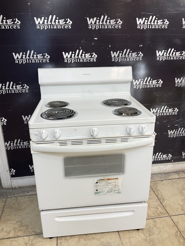 Frigidaire Electric Stove 220volts (40/50 AMP) 30inches {3 prong} (White) 