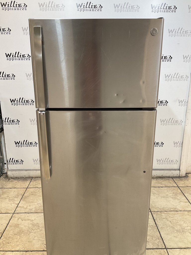 Ge Refrigerator Top and Bottom 28x64 (stainless Steel) 