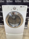 Lg Electric Dryer 220volts (30AMP) 27inches {no cord} (White) 