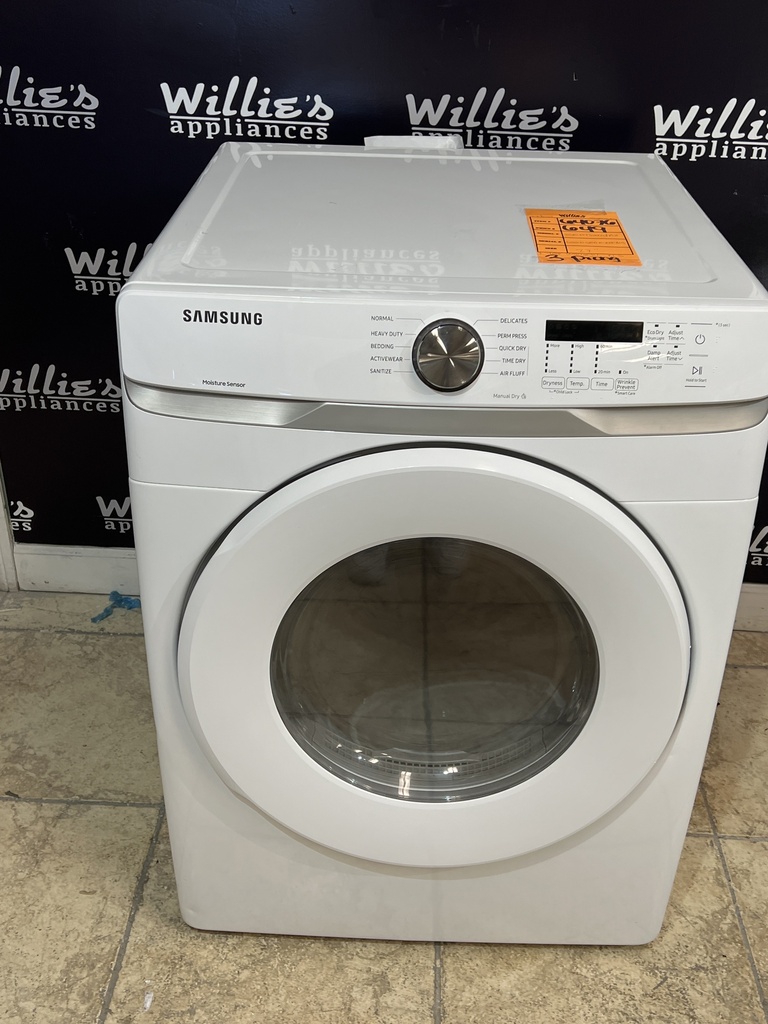 Samsung White Electric Dryer 27”