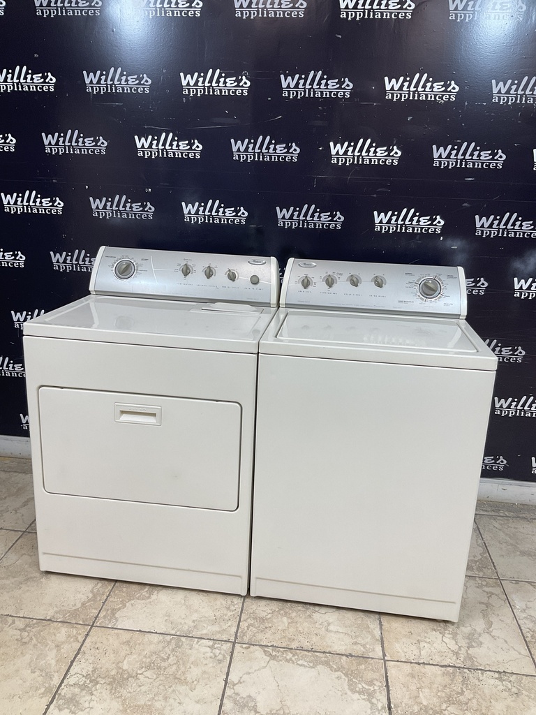 Whirlpool Used Electric Set Washer/Dryer 220 volts (30 AMP)