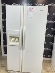 [87102] Whirlpool Used Refrigerator Side by Side 36x68 1/2”