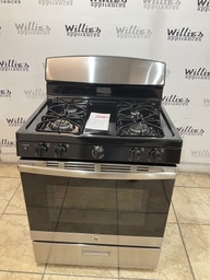 [86980] Ge Used Natural Gas Stove.    30inches”