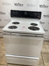 [87119] Ge Used Electric Stove 220 volts (40/50 AMP) 30inches”