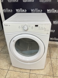 [87135] Whirlpool Used Electric Dryer 220 volts (30 AMP) 27inches”