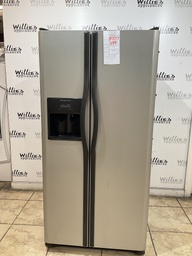 [87177] Frigidaire Used Refrigerator Side by Side 36x68 1/2”