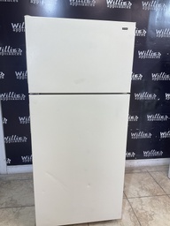 [87206] Hotpoint Used Refrigerator Top and Bottom 28x64 1/2