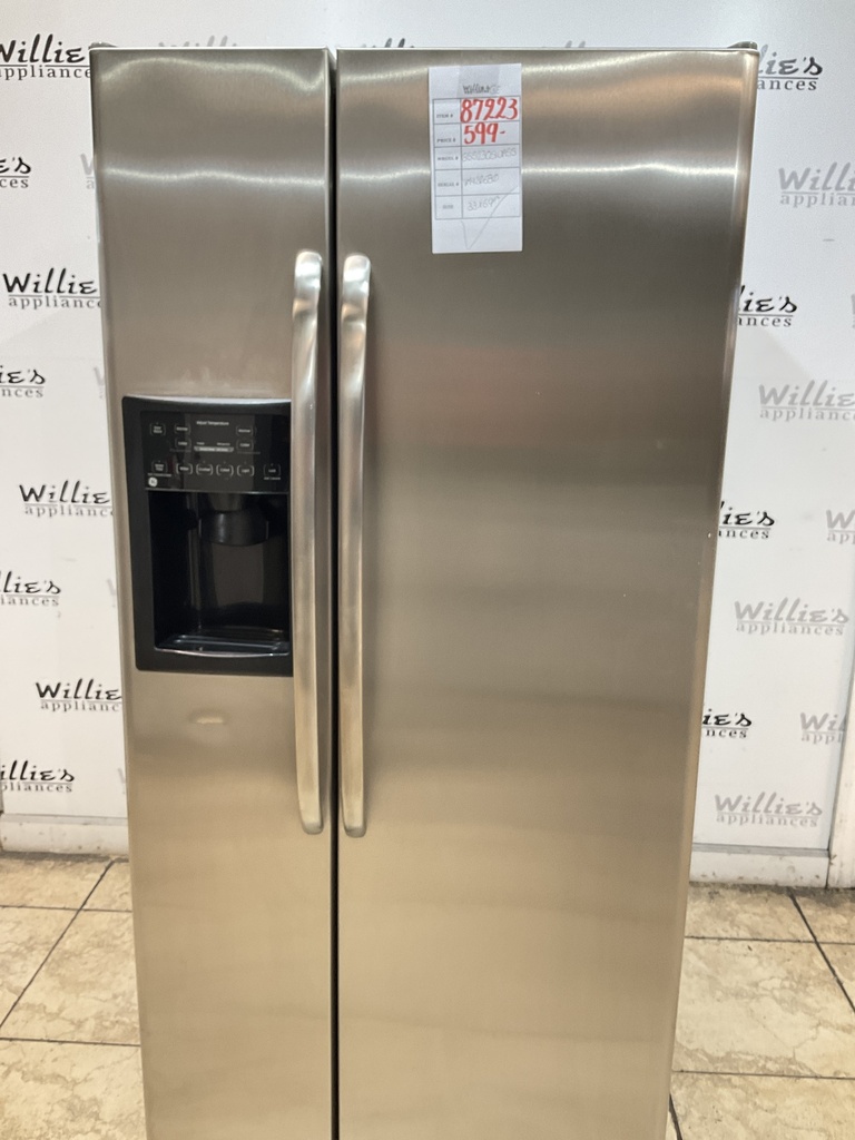 Ge Used Refrigerator Side by Side 33x69 1/2