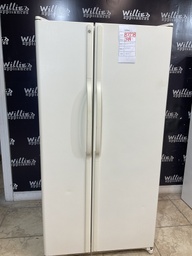 [87258] Ge Used Refrigerator Side by Side 34x66 1/2