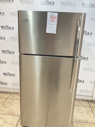 [87280] Frigidaire Used Refrigerator Top and Bottom 30x65 1/2”