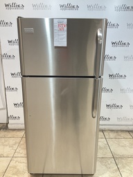[87270] Frigidaire Used Refrigerator Top and Bottom 30x65 1/2”
