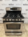 Ge Used Natural Gas Stove  30inches”