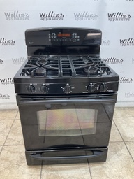 [87390] Ge Used Natural Gas Stove Double Oven 30inches”
