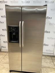 [87431] Ge Used Refrigerator Side by Side 34x66 1/2”