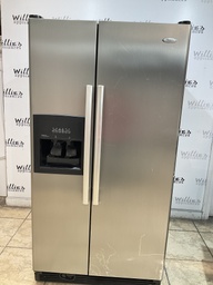 [87455] Whirlpool Used Refrigerator Side by Side 36x69