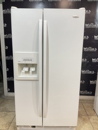 [87564] Whirlpool Used Refrigerator Side by Side 36x69”