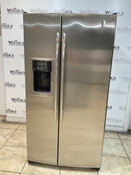 [87703] Ge Used Refrigerator Side by Side 36x69”