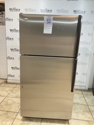 [87711] Whirlpool Used Refrigerator Top and Bottom 33x65 1/2”