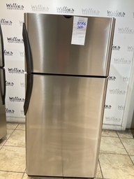 [87706] Frigidaire Used Refrigerator Top and Bottom 30x65 1/2”