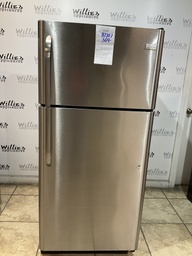 [87707] Frigidaire Used Refrigerator Top and Bottom 30x65 1/2”