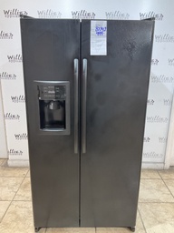 [87742] Ge Used Refrigerator Side by Side 36x69”